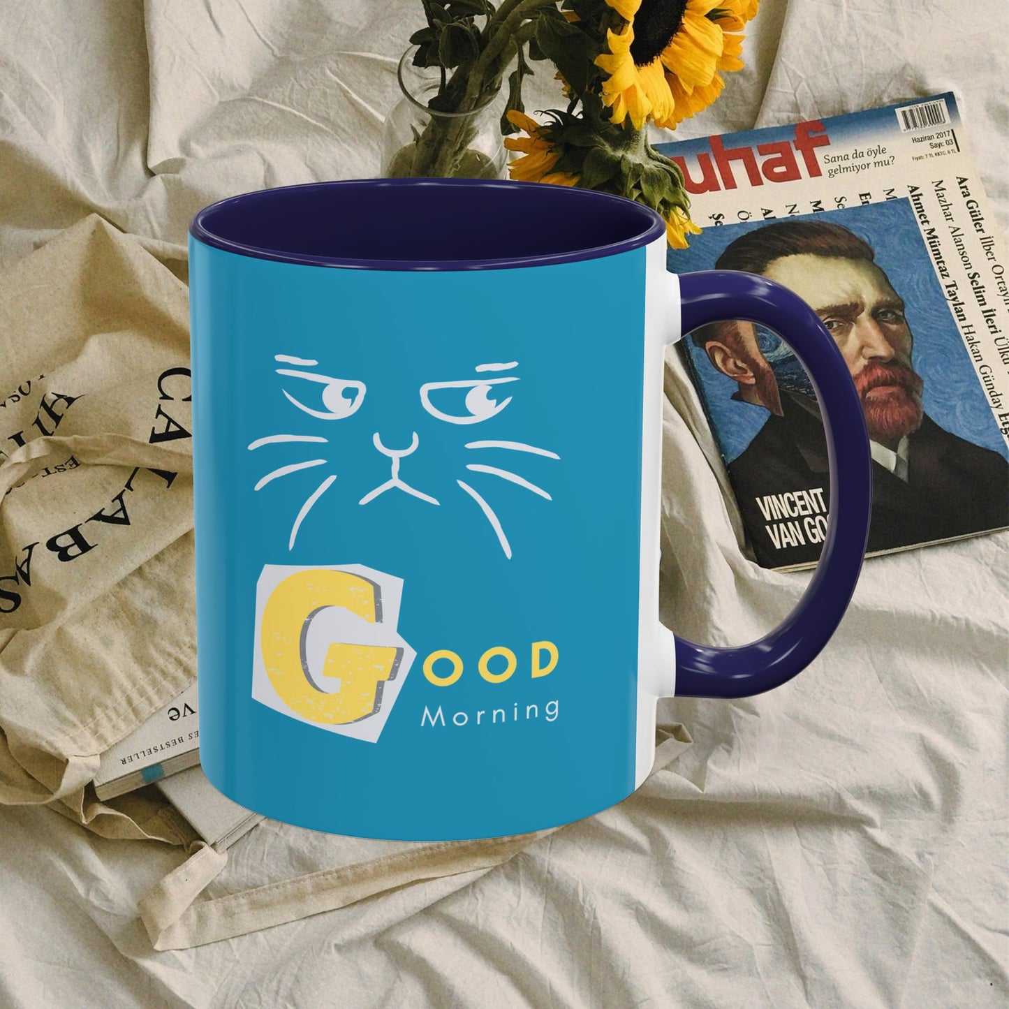 Accent Coffee Mug (11, 15oz)_ N+ Series ACMUG PT2WW006_ Limited Edition Mug by WesternWaves