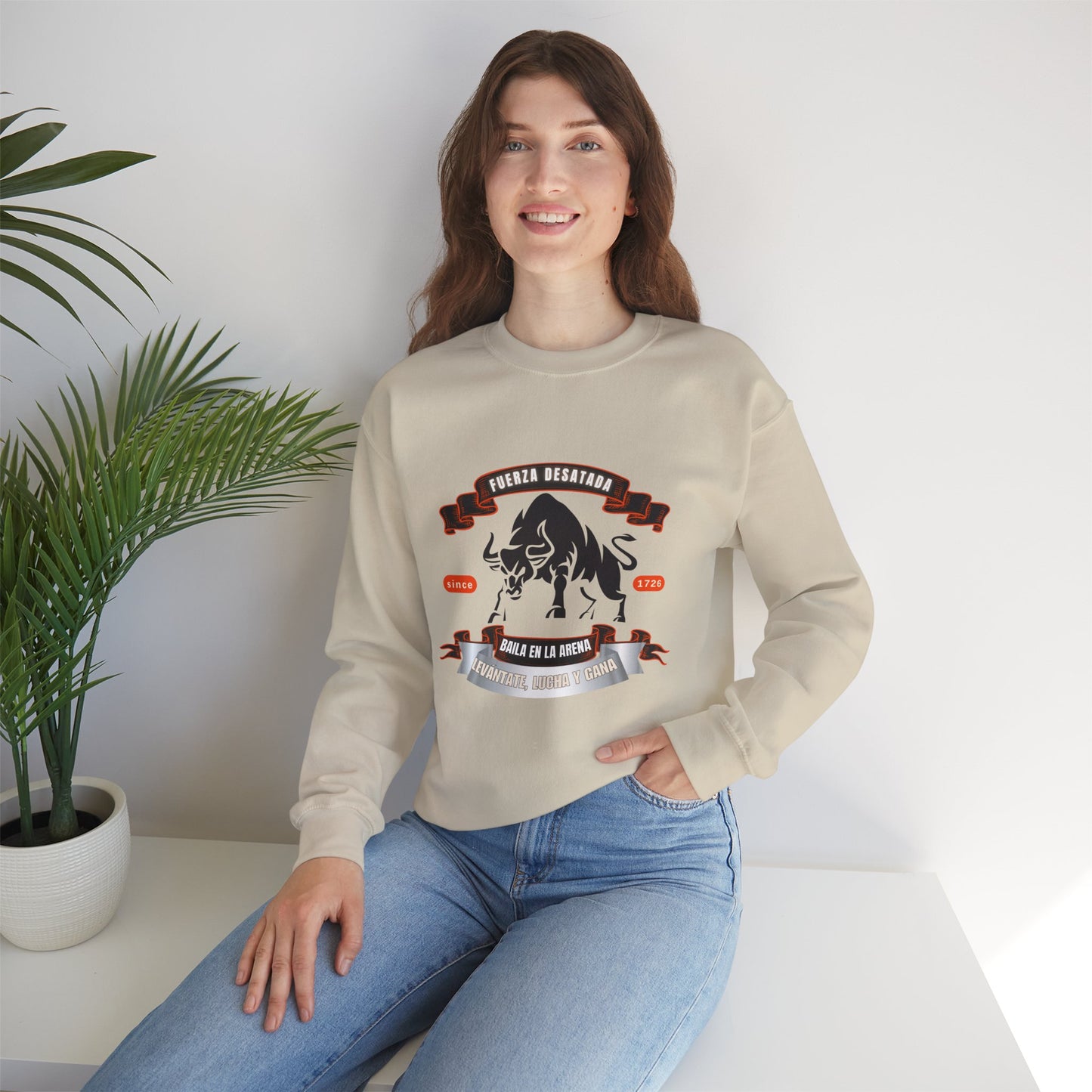 Unisex Heavy Blend™ Crewneck Sweatshirt_ N3+ Series UHBCSS PT2WW038_ Limited Edition Pure Luxury By WesternWaves: