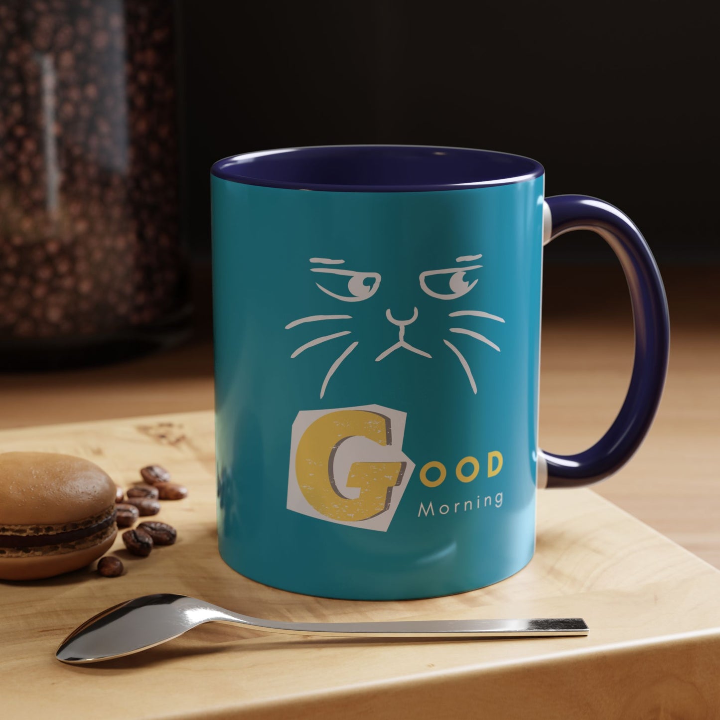 Accent Coffee Mug (11, 15oz)_ N+ Series ACMUG PT2WW006_ Limited Edition Mug by WesternWaves