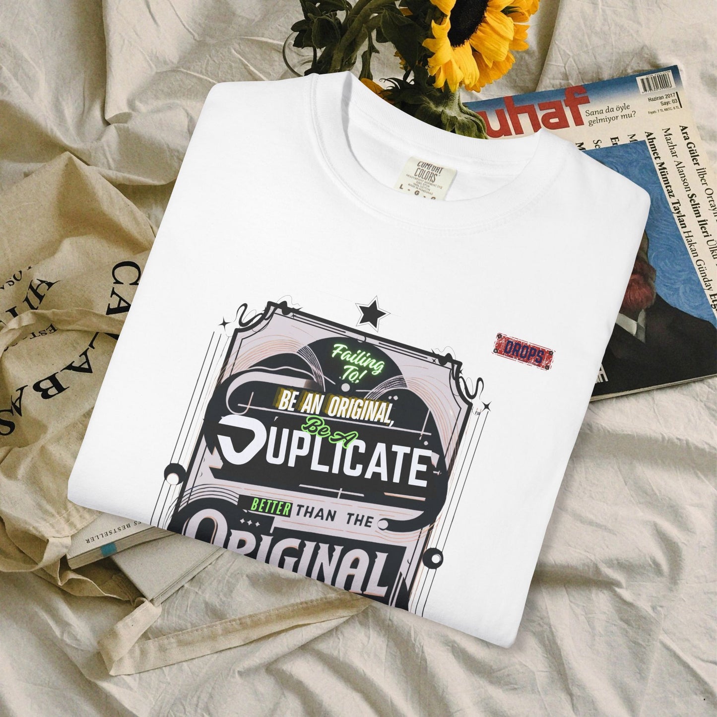 unisex garment-dyed t-shirt_ 09 July 2025_ Limited Edition Everyday Casual Wear by WesternWaves: