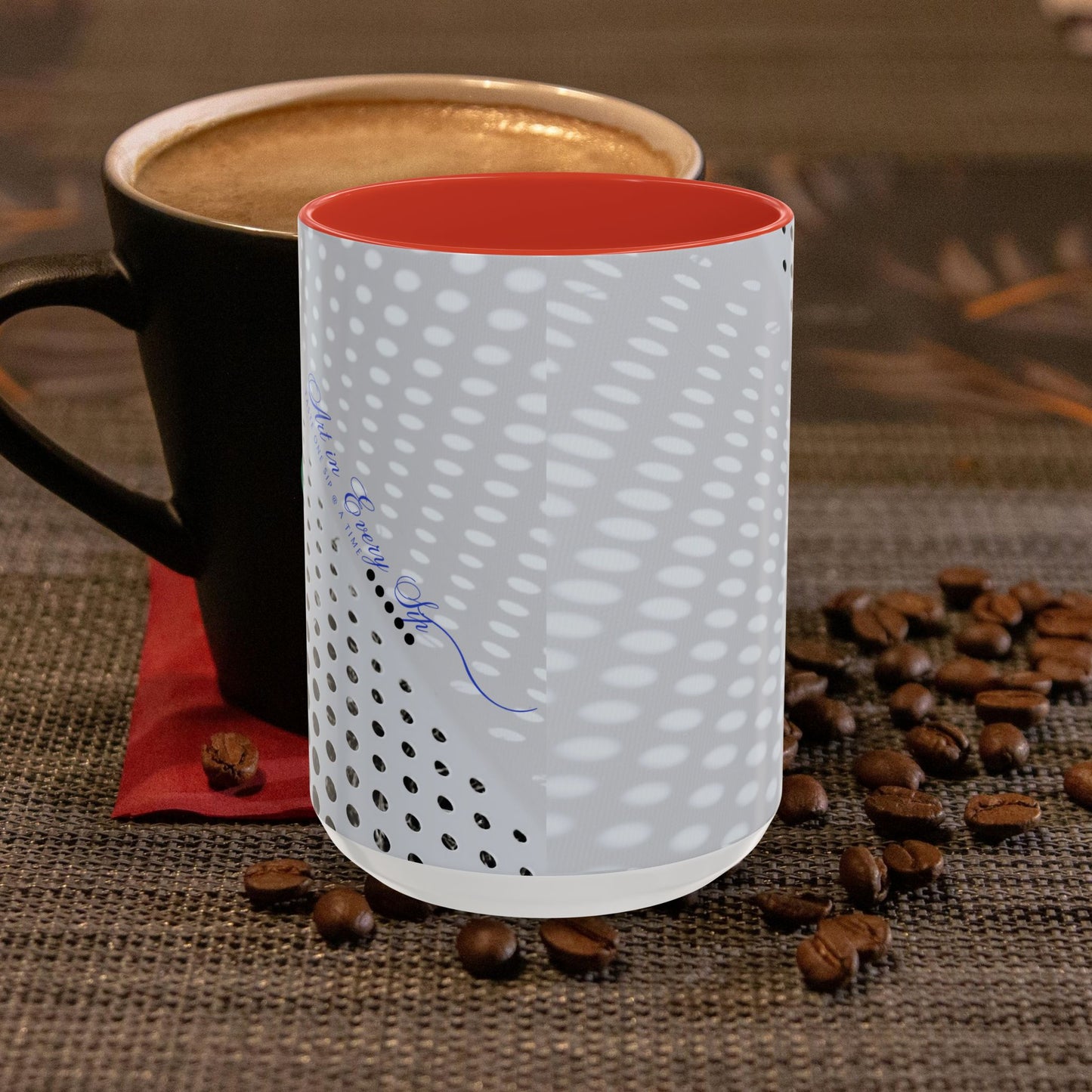 Accent Coffee Mug 11, 15oz_ N3+ Series ACM11OZ PT2WW020_ Limited Edition Perfect Blend of Style by WesternWaves: