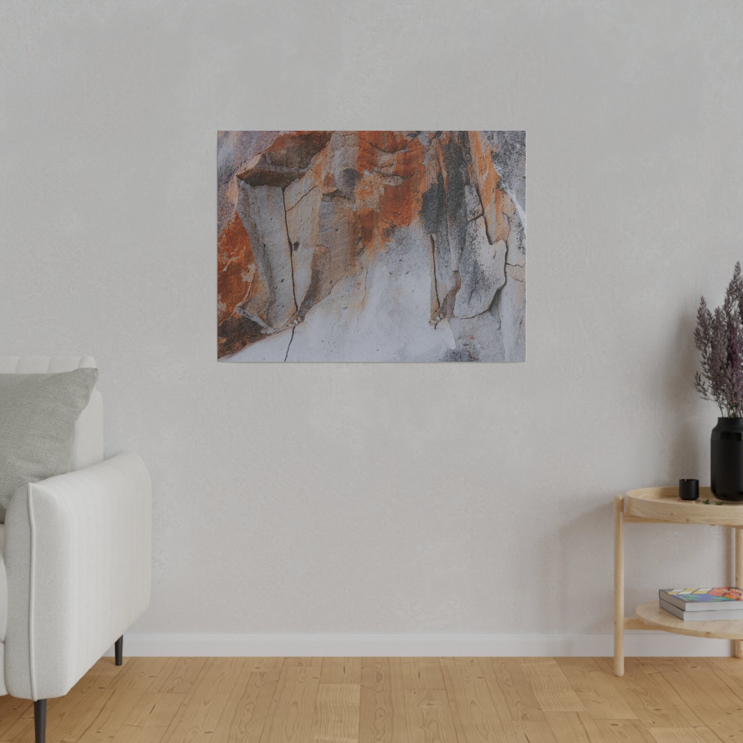 Matte Canvas, Stretched, 0.75"_ N+ Series MCS0.75 PT2WW001_ Limited Edition Creative Style by WesternWaves: