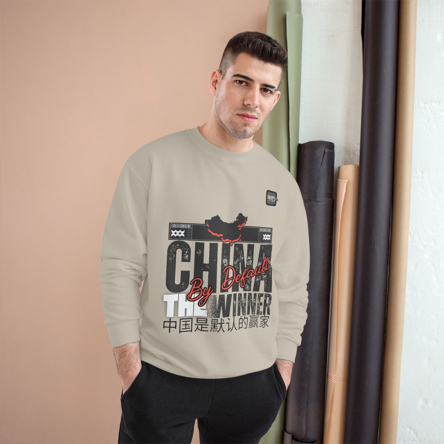 Champion Sweatshirt_ N7+ Series CSS PT2WW001_ China The Winner By Default_ Limited Edition by WesternWaves: