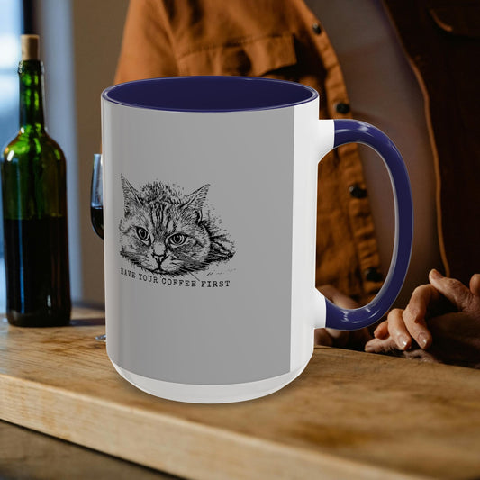 Accent Coffee Mug 11, 15oz_ N3+ Series ACM11OZ PT2WW015B_ Limited Edition Perfect Blend of Style by WesternWaves: