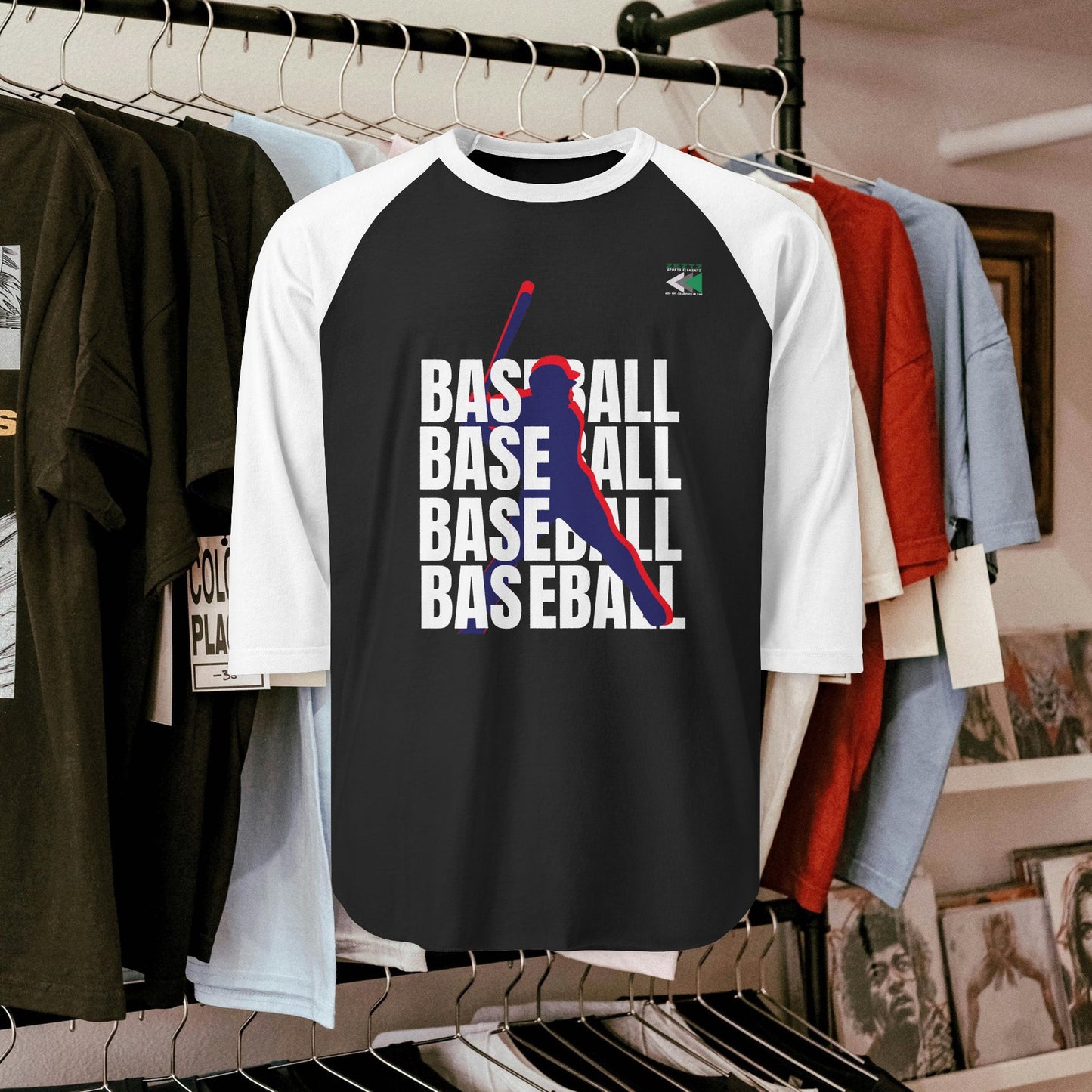 Unisex Baseball Tournament Raglan Shirt_ Series N8+ USBBTRS PT2WWW001_ Limited Edition Vintage Sports Tee by WesternWaves: