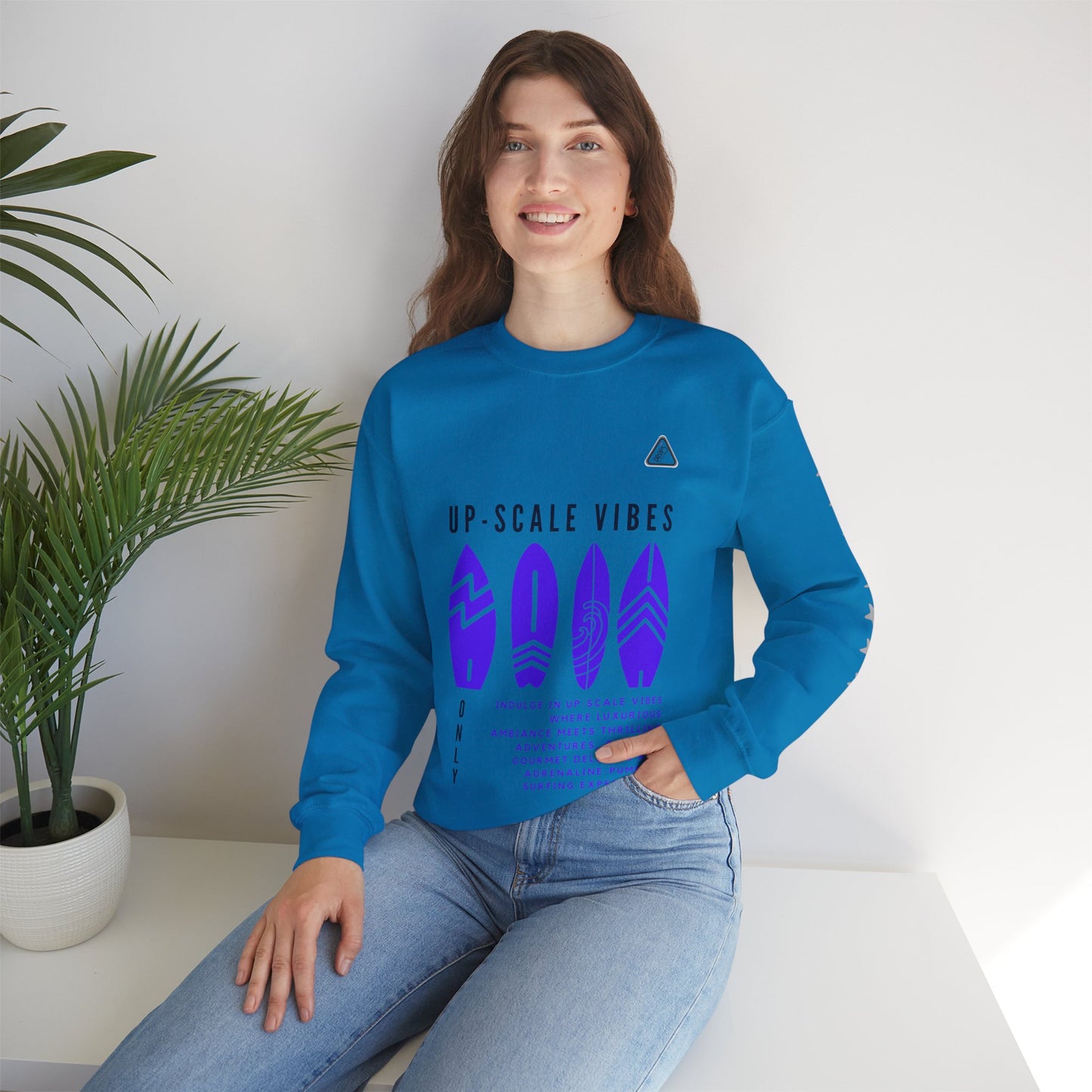 Unisex Heavy Blend™ Crewneck Sweatshirt_ N2 Series JBRW PT2WW001_Limited Edition Pure Luxury by WesternWaves: