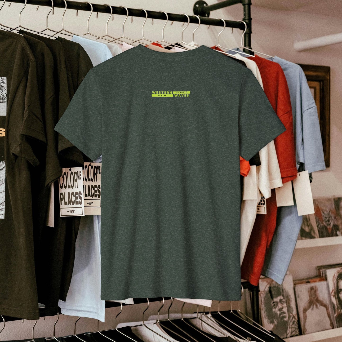 Eco-Friendly Unisex T-Shirt_ N7* Series ECOFUSTS PT2WW001_ Limited Edition Eco-Friendly T-Shirt by WesternWaves: