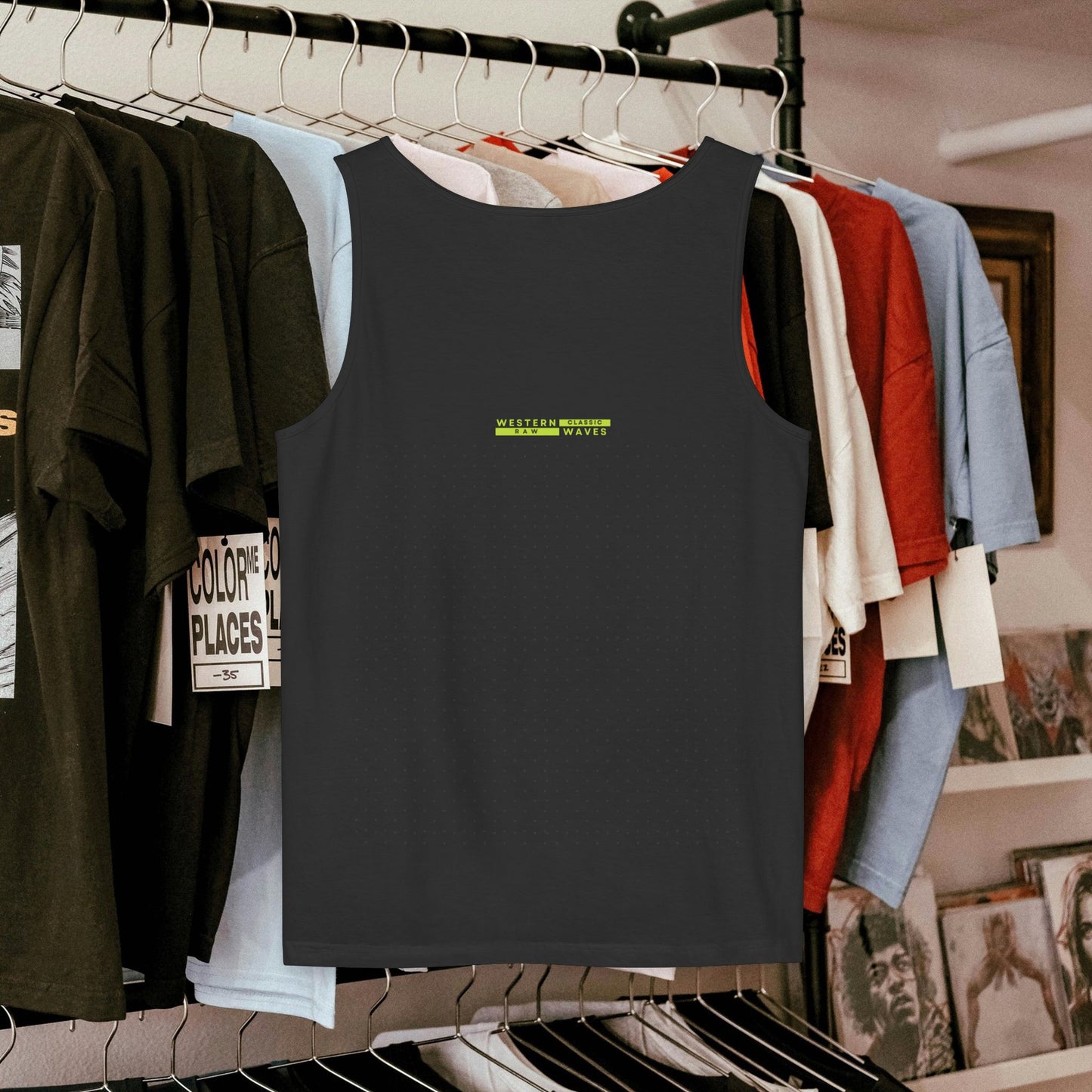 Unisex Garment-Dyed Tank Top_ Series N7* USDYEDTTOPS PT2WW001_ Limited Edition by WesternWaves: