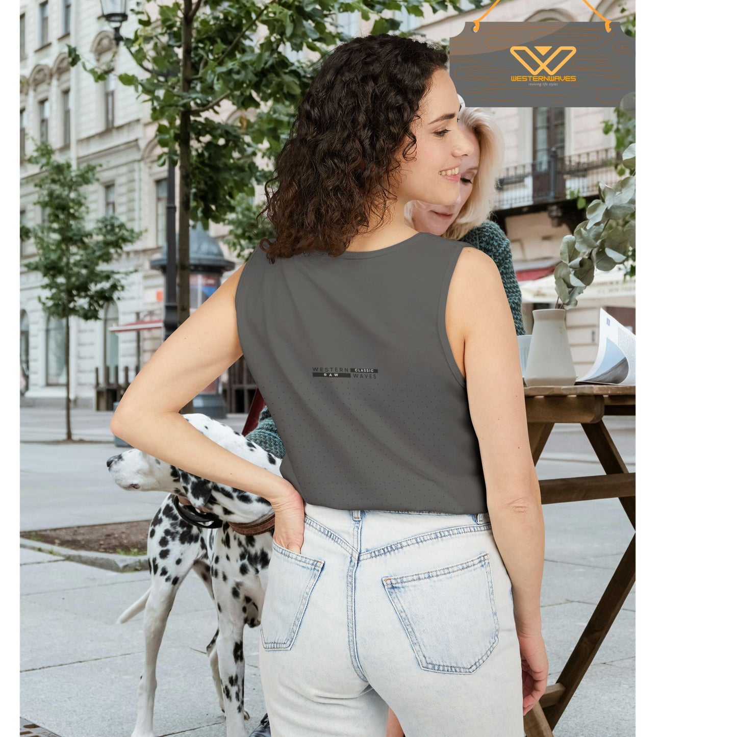 Unisex Garment-Dyed Tank Top_ Series N7* USDYEDTTOPS PT2WW001_ Limited Edition by WesternWaves: