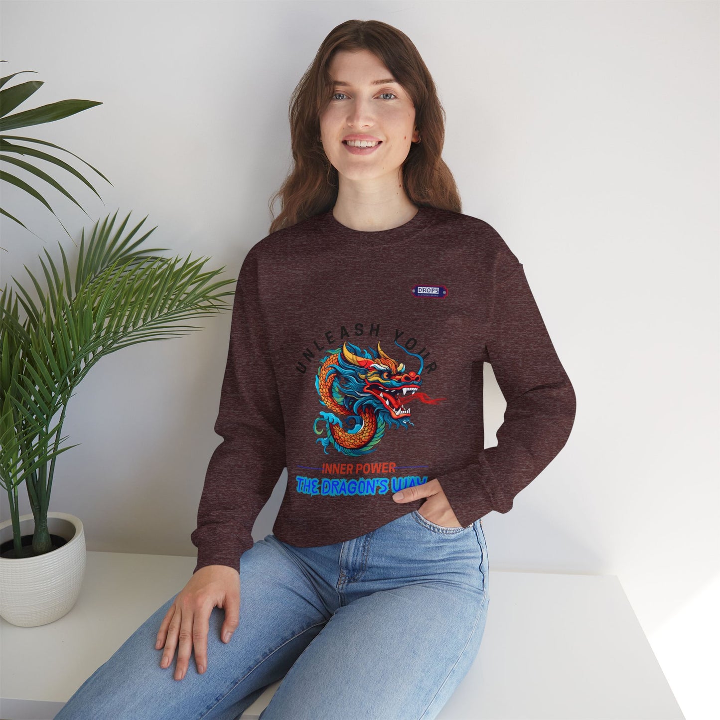 Unisex Heavy Blend™ Crewneck Sweatshirt_ N2 Series UHBCSS PT2WW007_ Limited Edition Pure Luxury for Every Occasion by WesternWaves: