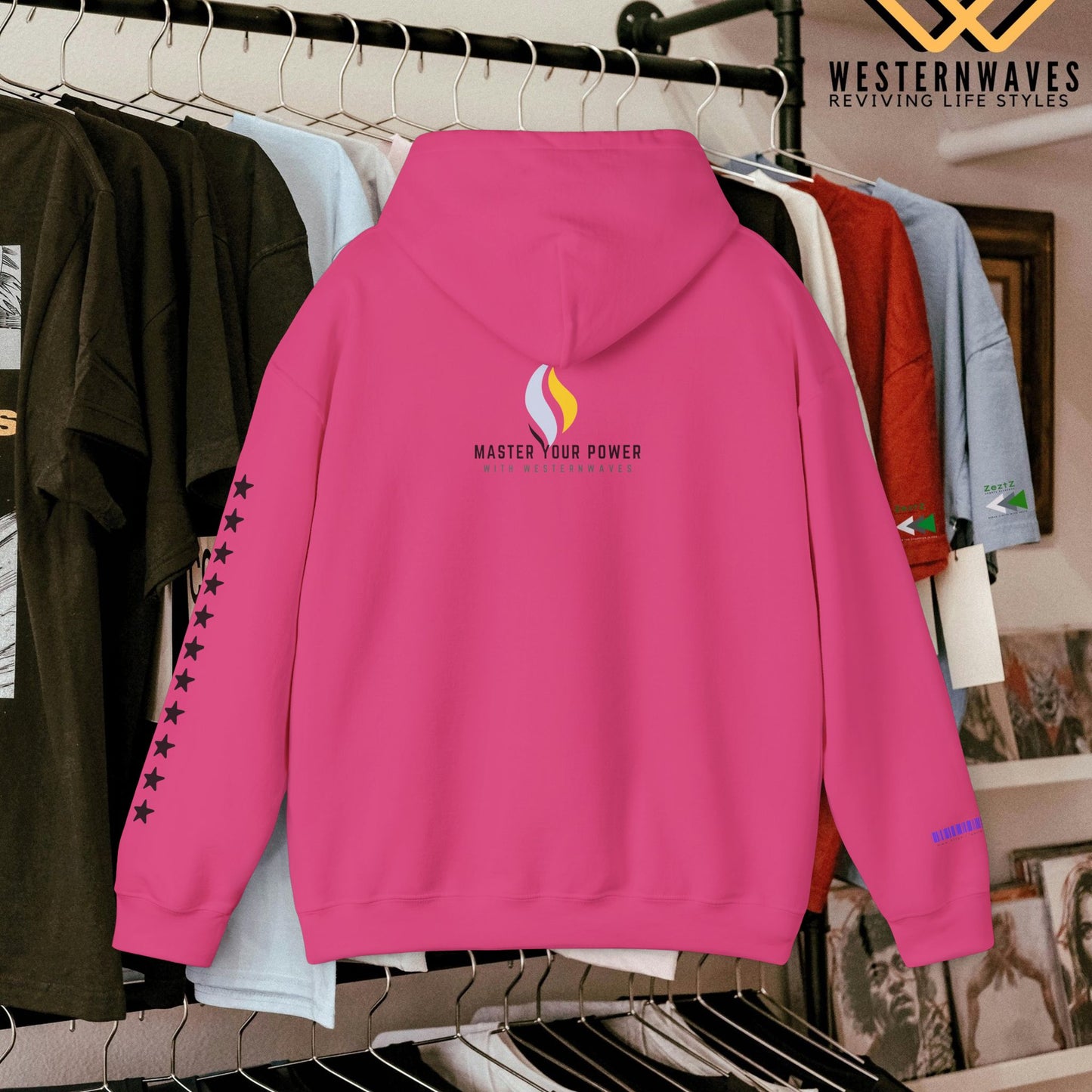 Unisex Heavy Blend™ Hooded Sweatshirt_ N2+ Series USHBHSS PT2WW007_Limited Edition Pinnacle of Comfort & Style by WesternWaves: