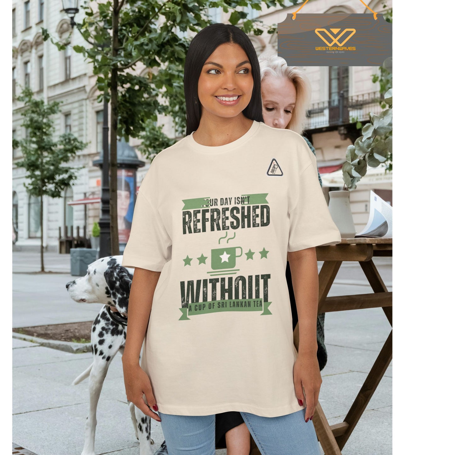 Unisex Oversized Tee_ N6+ Series USOSTEE PT2WW005_ Limited Edition by WesternWaves