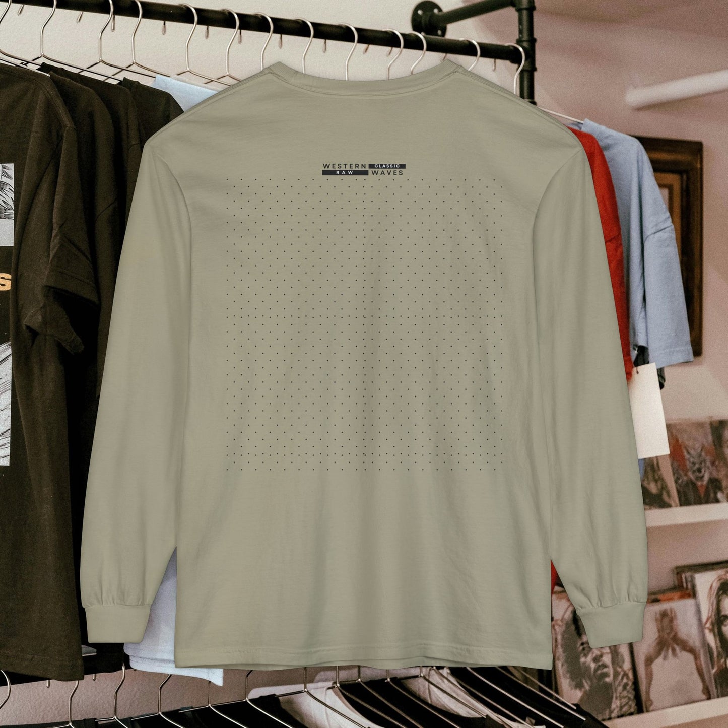 Unisex Long Sleeve T-Shirt_ N7+ Series USLSTSHIRT PT2WW001_ Limited Edition Trendy Vibes by WesternWaves: