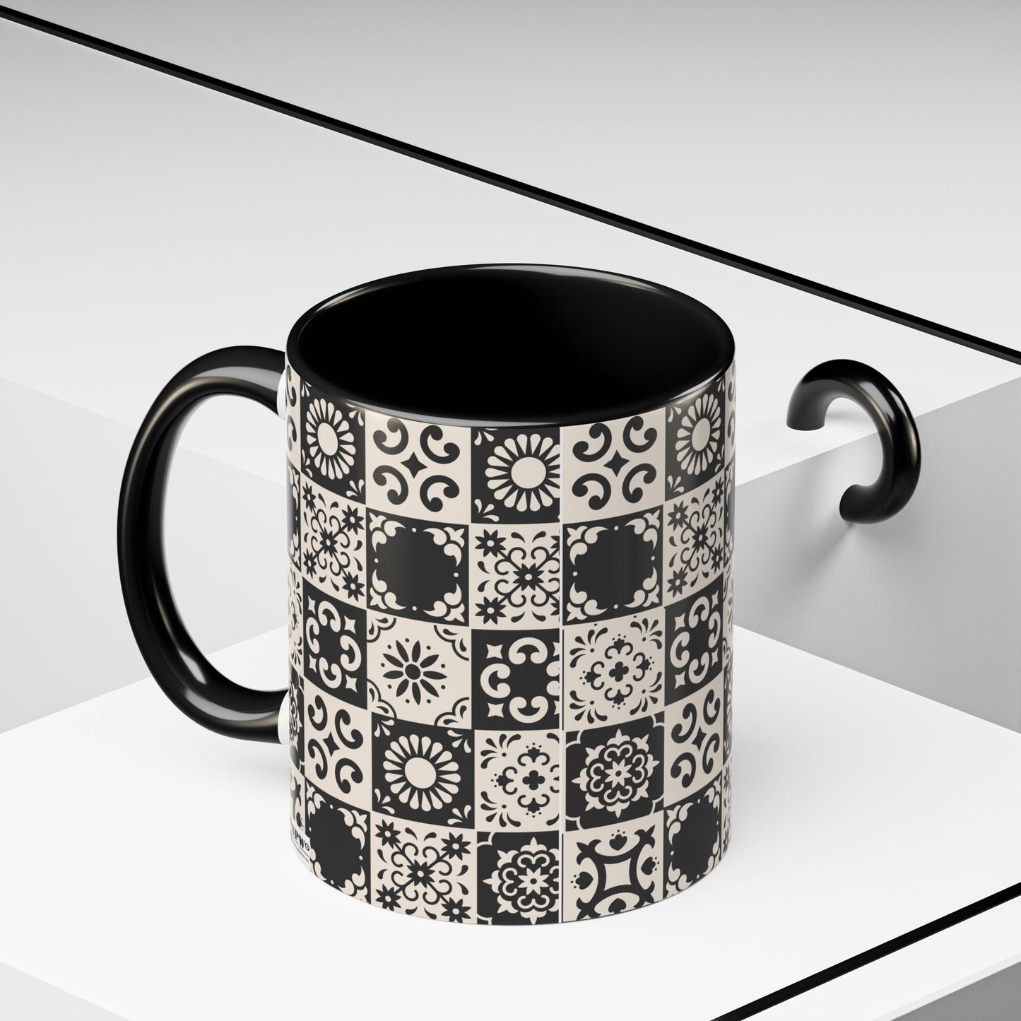 Accent Coffee Mug (11, 15oz)_ N+ Series ACMUG PT2WW004_ Limited Edition Mug by WesternWaves