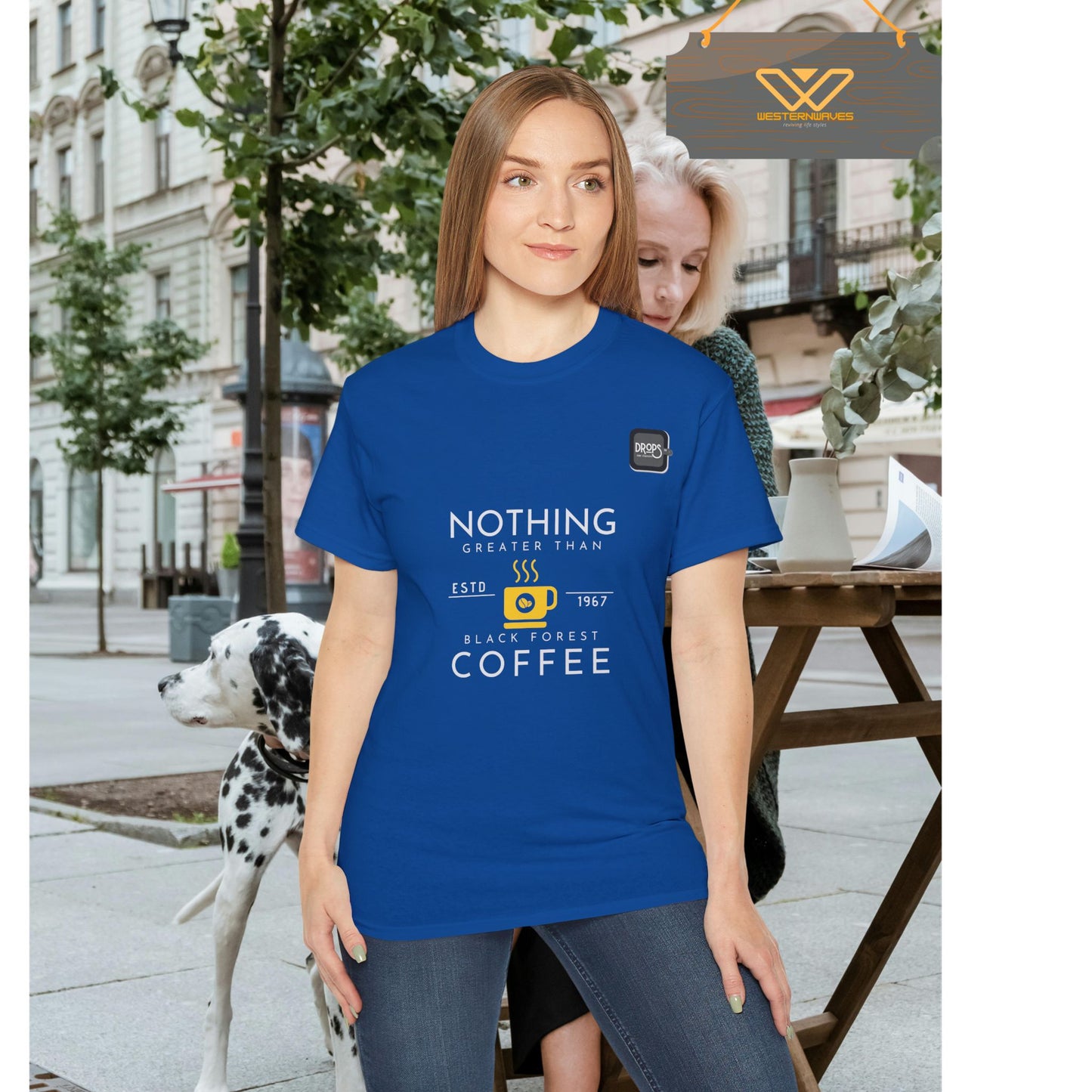 Unisex Ultra Cotton Tee_ Classic Comfort Unleashed_ N2+ Series USUCTEE PT2WW006_ Limited Edition Maximum Comfort & Style by WesternWaves: