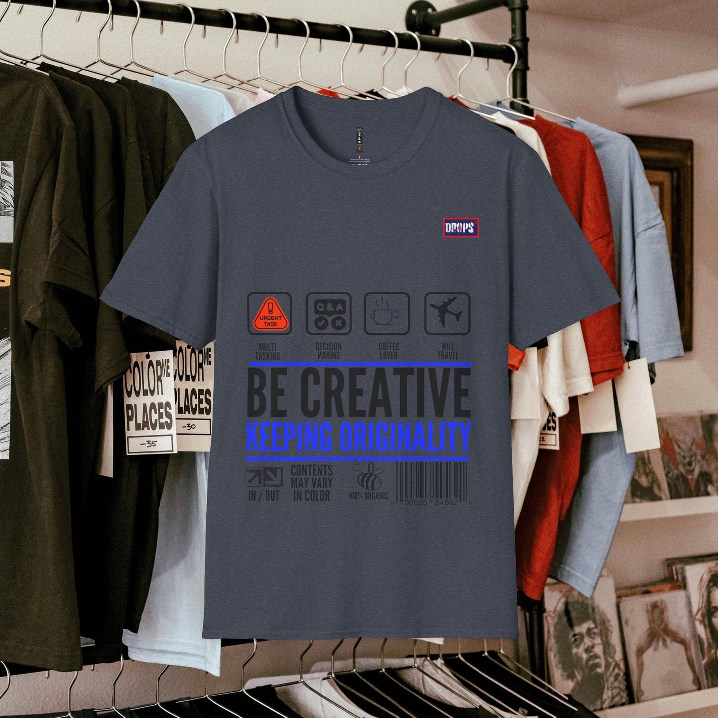 Unisex Softstyle T-Shirt_ N2+ Series USSTS FT2WW007_ Redefine Relaxation Limited Edition by WesternWaves: