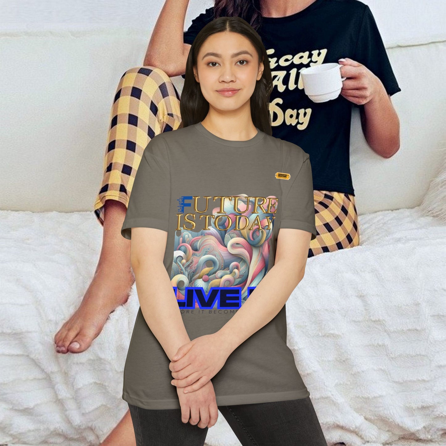 Unisex CVC Jersey T-shirt_ 16 June 2025_ Limited Edition Casual Fashion by WesternWaves:
