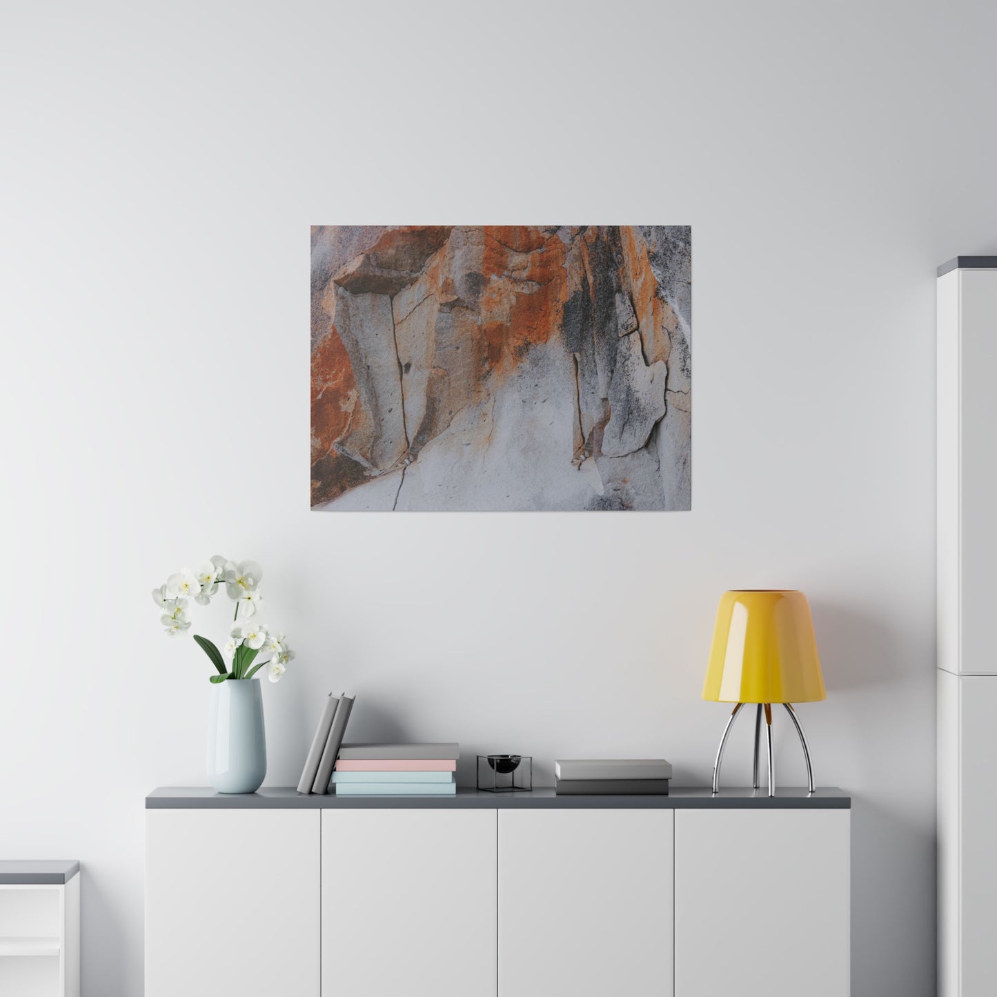 Matte Canvas, Stretched, 0.75"_ N+ Series MCS0.75 PT2WW001_ Limited Edition Creative Style by WesternWaves: