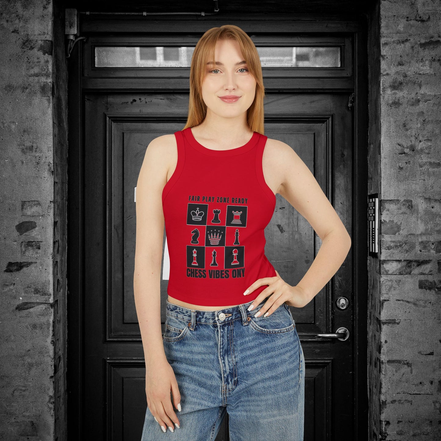 Women's Micro Rib Racer Tank Top_ N2+ Series WMRRT PT2WW008_ Limited Edition Style & Comfort by WesternWaves: