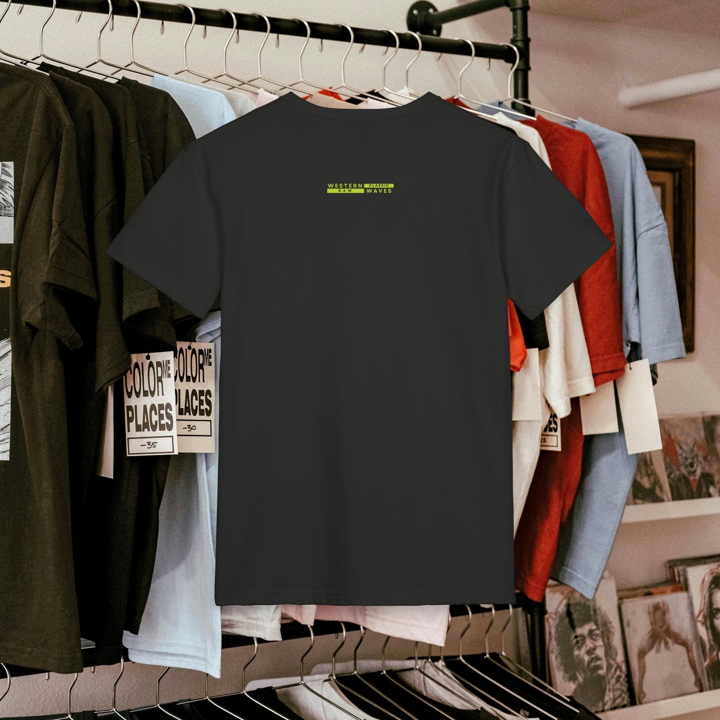 Unisex Sueded T-Shirt_ N8* Series USSTSHIRT_ Limited Edition Casual Elegance by WesternWaves: