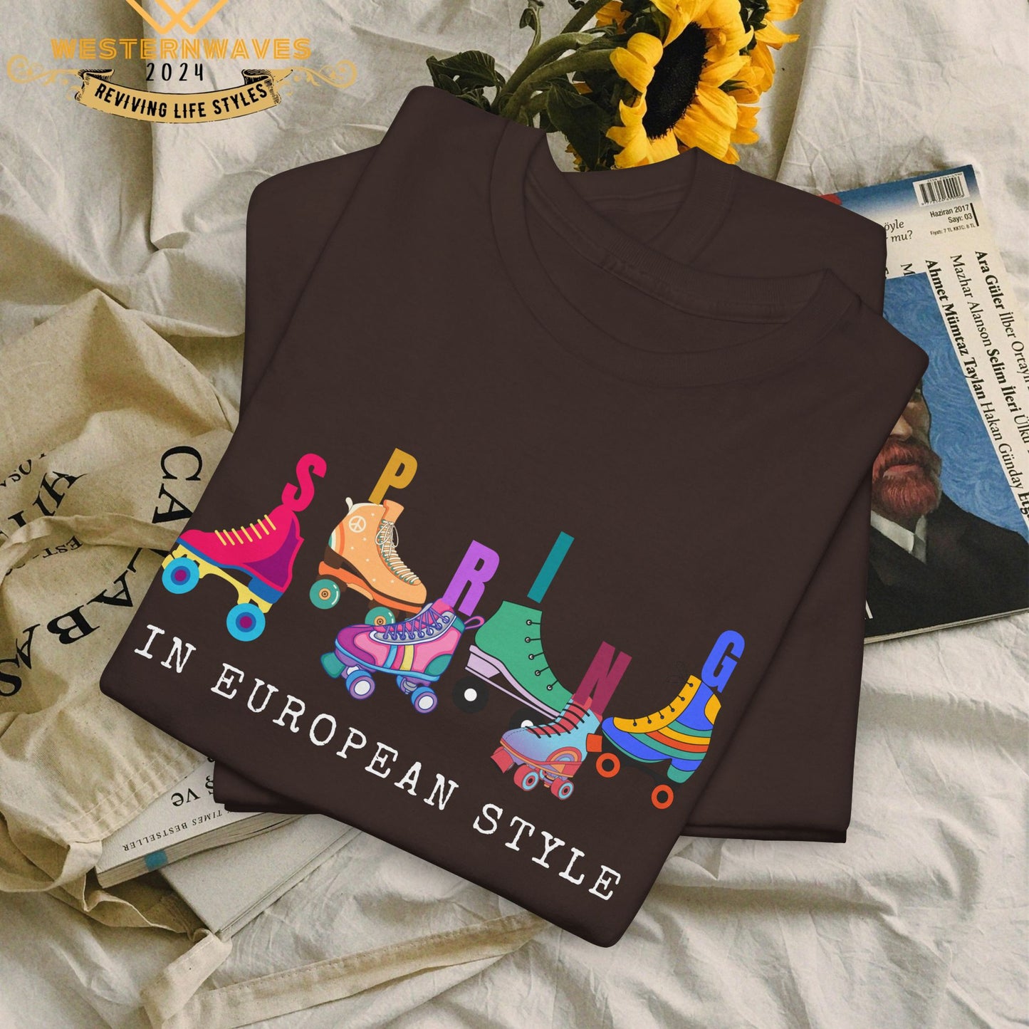 Unisex Heavy Cotton Tee_ Crafted from premium 100% cotton_ N+ Series UHCT PT2WW005_ Limited Edition by WesternWaves: