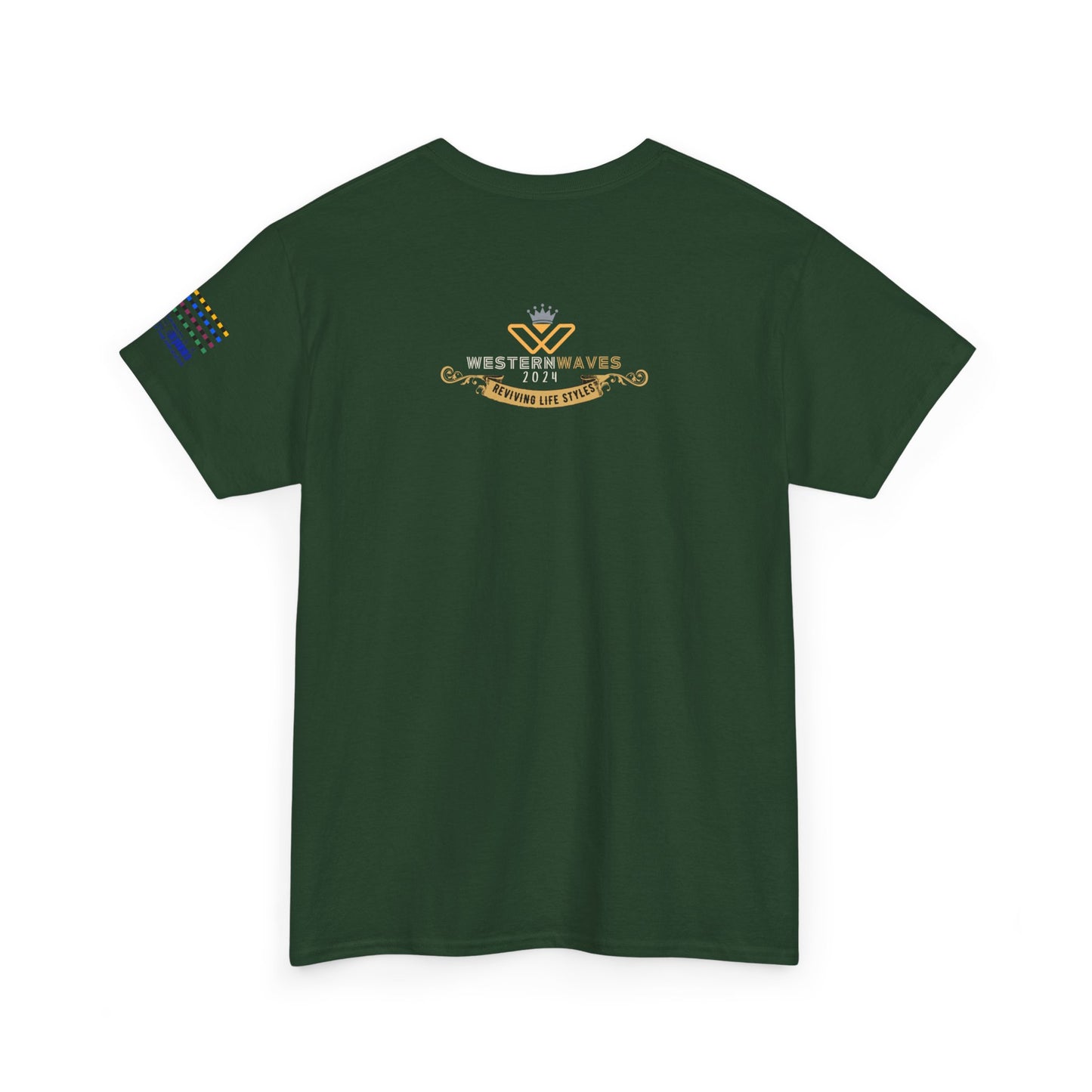 Unisex Heavy Cotton Tee_ Crafted from premium 100% cotton_ N+ Series UHCT PT2WV002_ Limited Edition by WesternWaves: