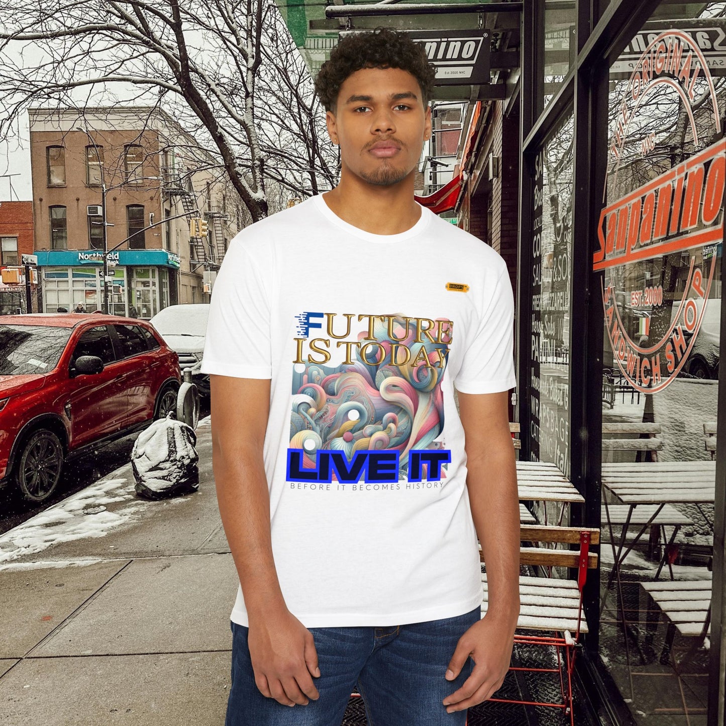 Unisex CVC Jersey T-shirt_ 16 June 2025_ Limited Edition Casual Fashion by WesternWaves: