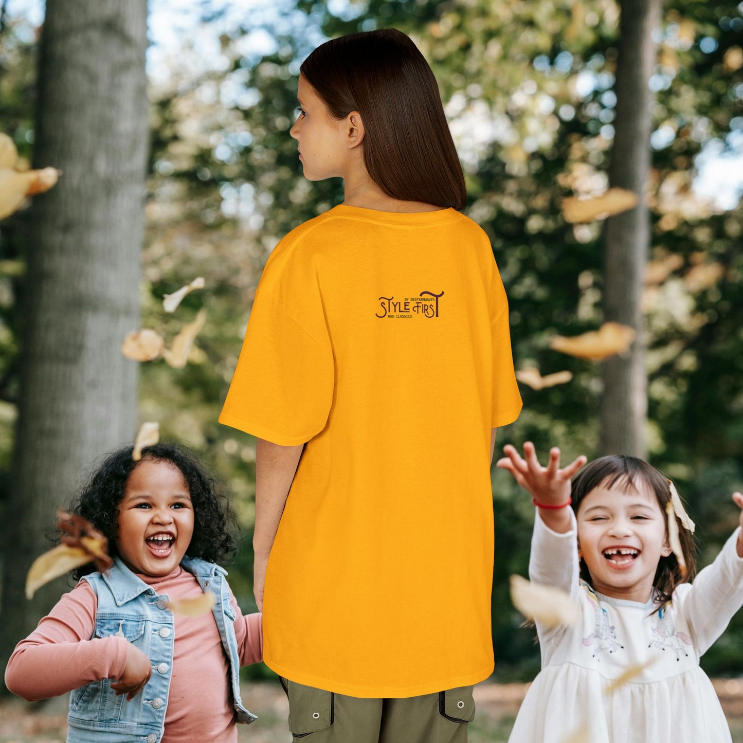 Kids Heavy Cotton™ Tee_ N2+ Series KHCT PT2WW009_ Limited Edition Durable Comfort for Every Adventure by WesternWaves:
