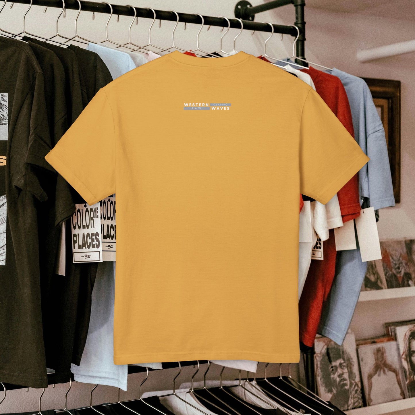 Unisex Garment-Dyed Heavyweight Cotton Tee_ N2* Series USGDHWCTEE PT2WW003_ Limited Edition Statement of Style by WesternWaves:
