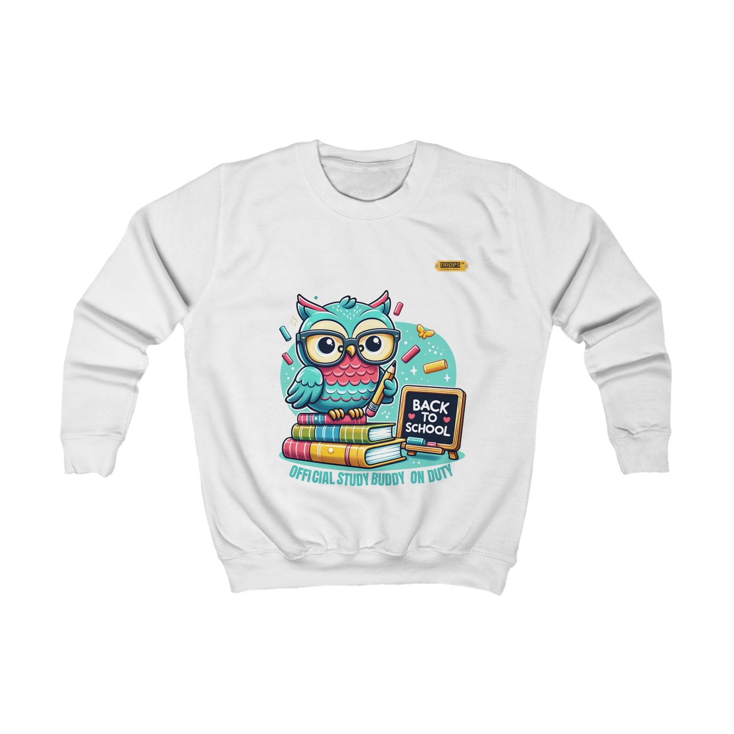Kids Sweatshirt_ N8* Series KIDSSS PT2WW002_ Limited Edition Back to School Range of Sweatshirt by WesternWaves: