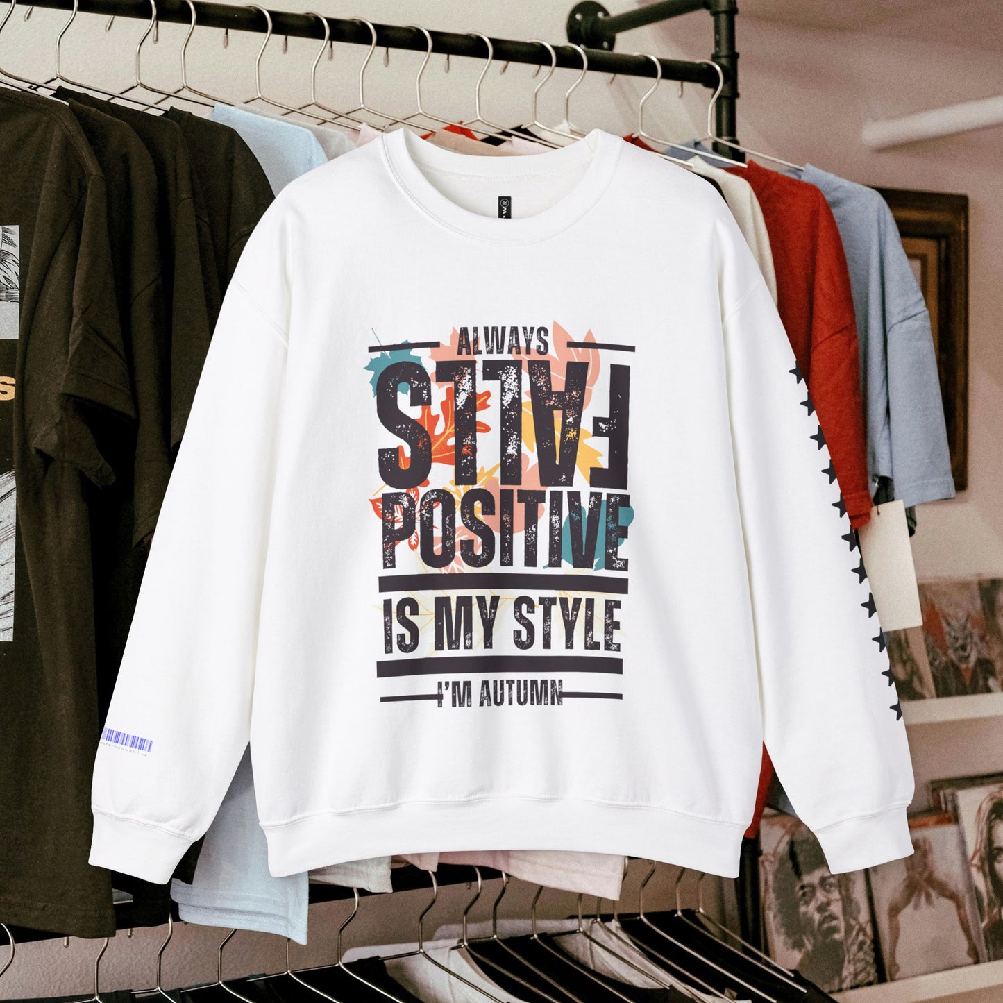 Unisex Heavy Blend™ Crewneck Sweatshirt_ N2+ Series UHBCSS PT2WW027_ Limited Edition Pure Luxury By WesternWaves: