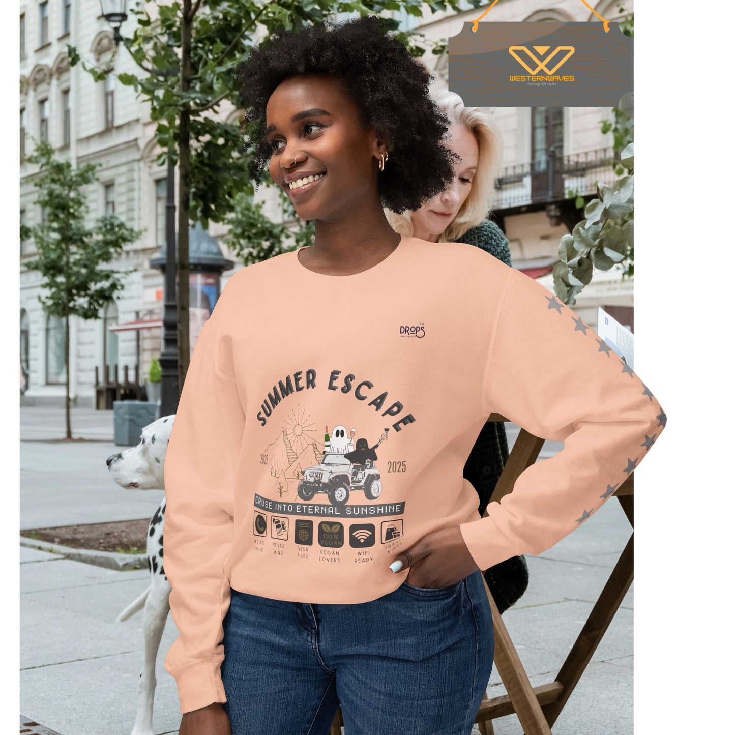 Unisex Summer Escape Crewneck Sweatshirt - Cruise into Eternal Sunshine_ 10 May 2025_ 001