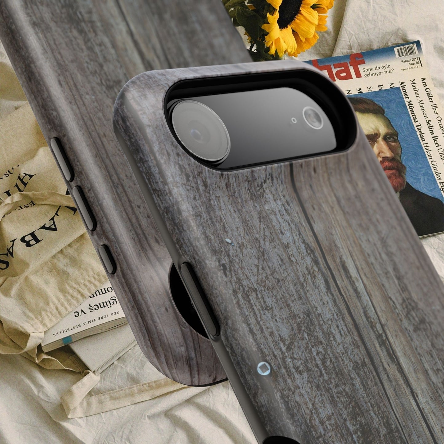 Impact-Resistant Tough Cases_ iPhone Case_ Series N8+ TCPCASE PT2WW006_ Limited Edition Wooden Grain Phone Case for iPhones by WesternWaves:
