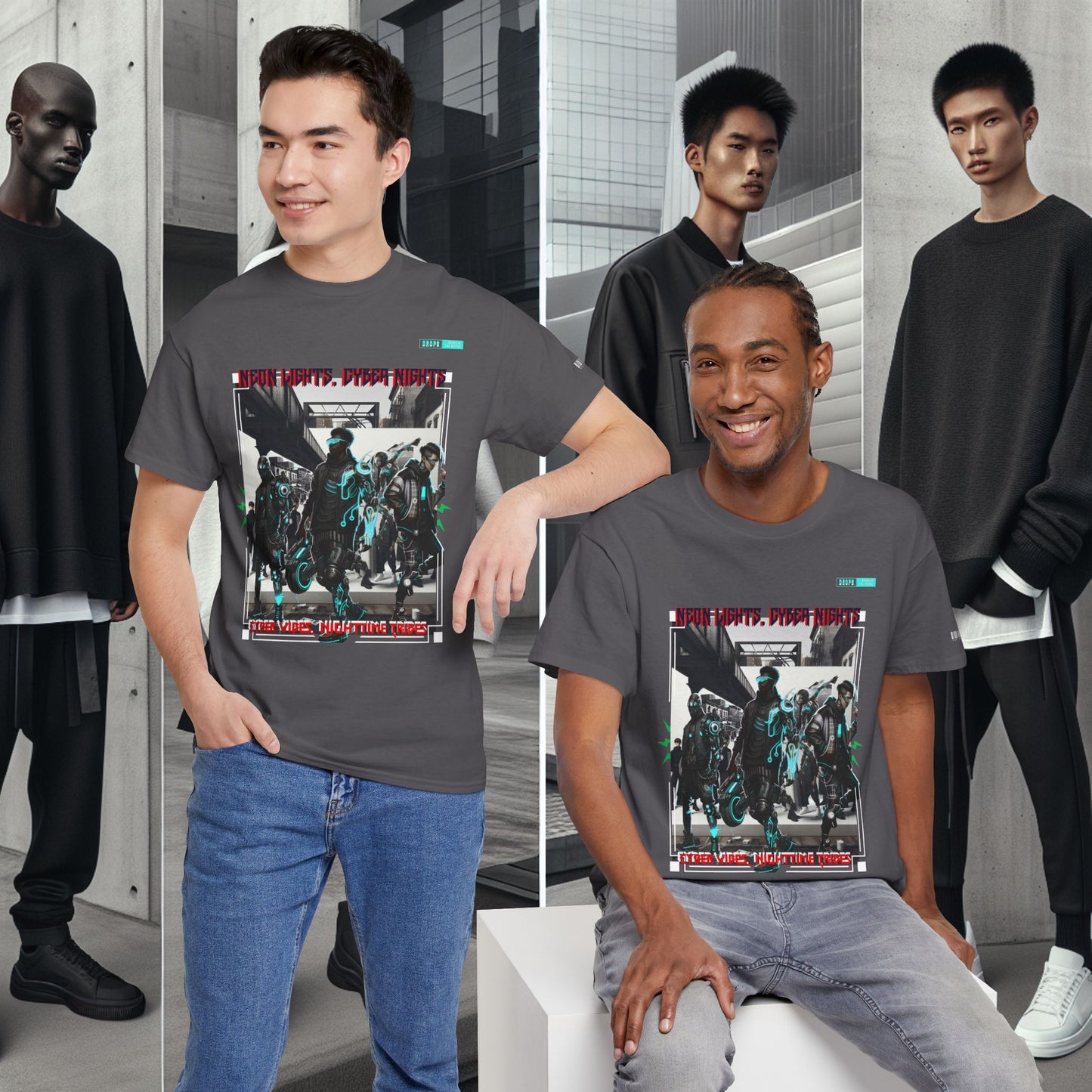 Unisex Heavy Cotton Tee_ N8+ Series USHOSTEE_ PT2WW003_ 01 Oct 2025_ Limited Edition Casual Wear by WesternWaves: