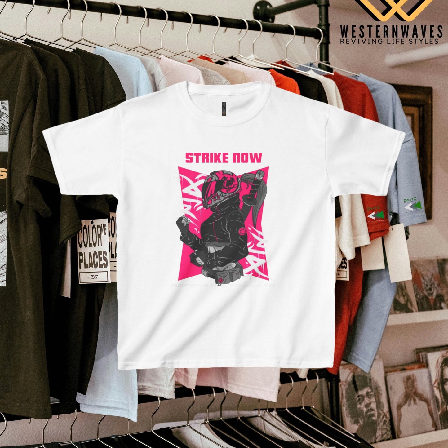 Kids Heavy Cotton™ Tee_ N2+ Series KHCT PT2WW003_ Limited Edition Durable Comfort for Every Adventure by WesternWaves: