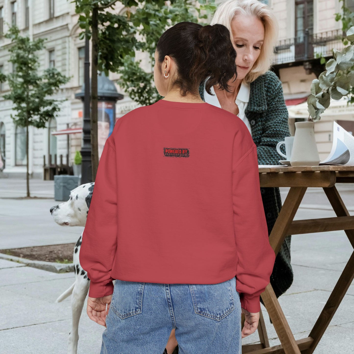 Unisex Garment-Dyed Sweatshirt_ N2 Series USGDSS PT2WW002_ Limited Edition Masterpiece of ‘ZeztZ’ Sports Brand _ Luxury & Casual Comfort by WesternWaves: