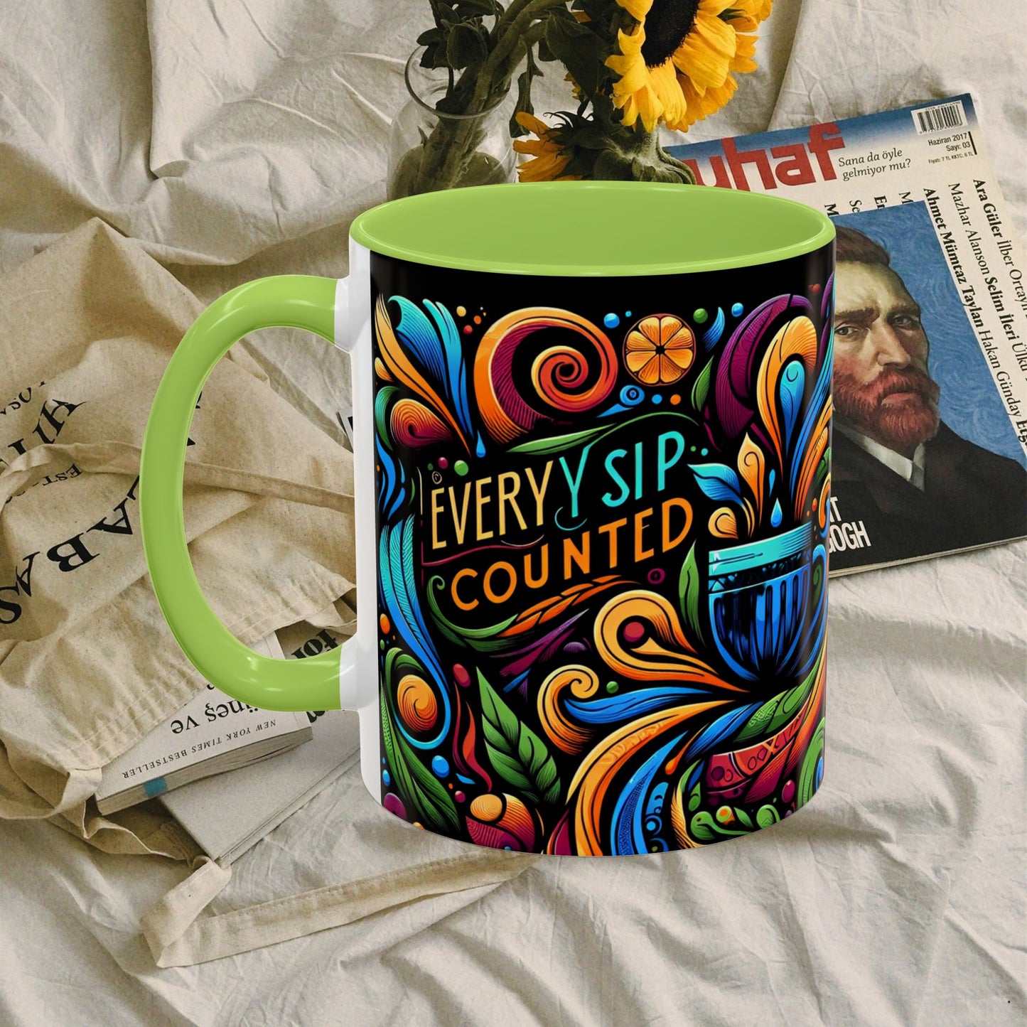 Accent Coffee Mug 11_ N3* Series ACM11OZ PT2WW022_ Limited Edition Perfect Blend of Style by WesternWaves: