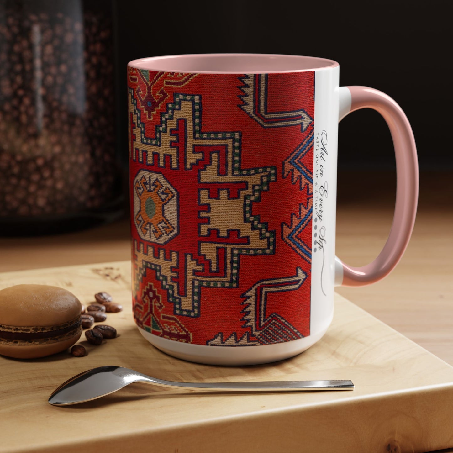 Accent Coffee Mug 11, 15oz_ N3+ Series ACM11OZ PT2WW019_ Limited Edition Perfect Blend of Style by WesternWaves: