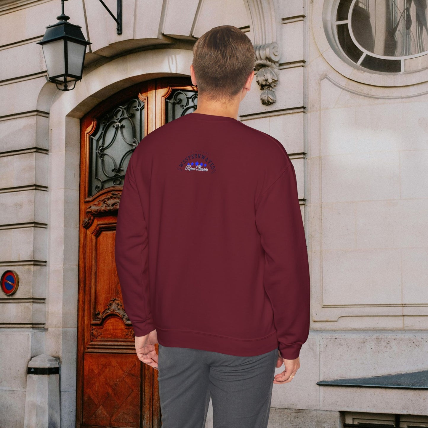 Unisex Heavy Blend™ Crewneck Sweatshirt_ N2 Sports Series UHBCSS PT2WW004_ Limited Edition 'DROPS' Brand Sweatshirt by WesternWaves: