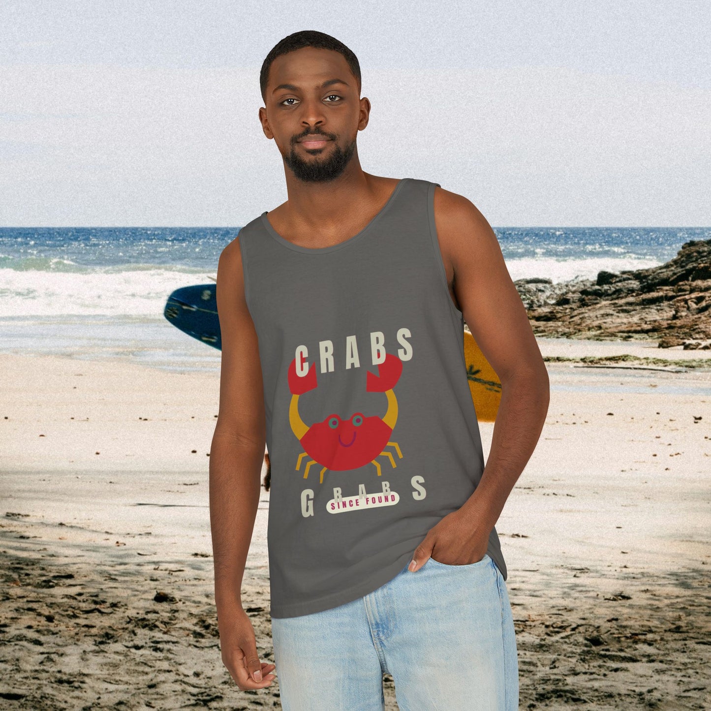 Unisex Garment-Dyed Tank Top_ N2+ Series USGDTT PT2WW012_ Limited Edition Comfort & Style by WesternWaves: