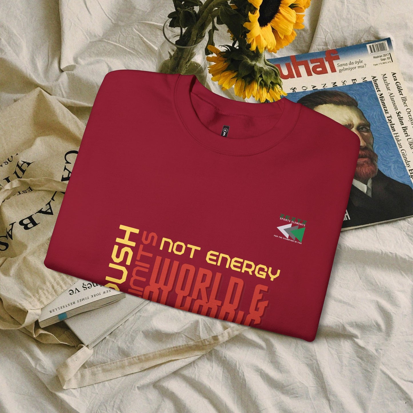 Unisex Heavy Blend™ Crewneck Sweatshirt_ N2 Sports Series UHBCSS PT2WW006_ Limited Edition ‘Zeztz’ Brand Sports Elements by WesternWaves: