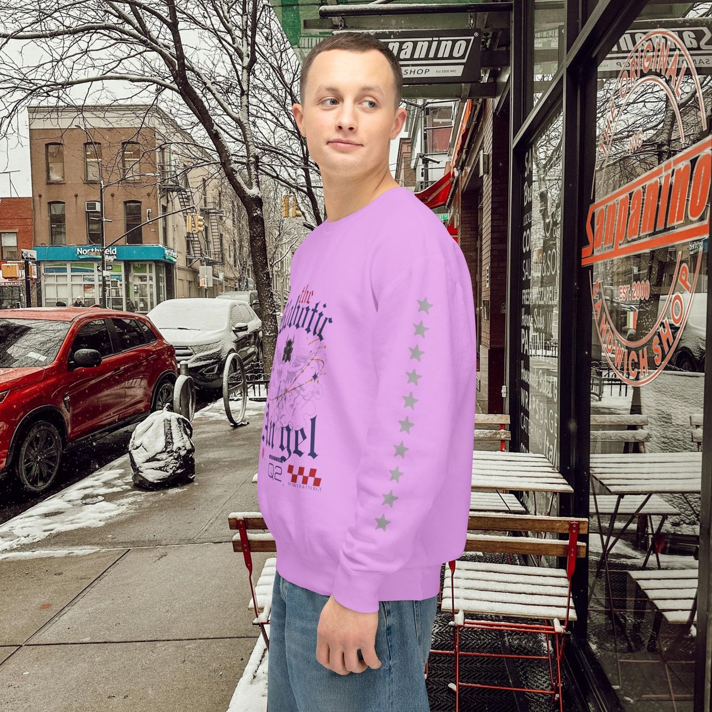 Unisex Lightweight Crewneck Sweatshirt_ N3+ Series ULWCSS PT2WW012_ Limited Edition Unparalleled Quality by WesternWaves: