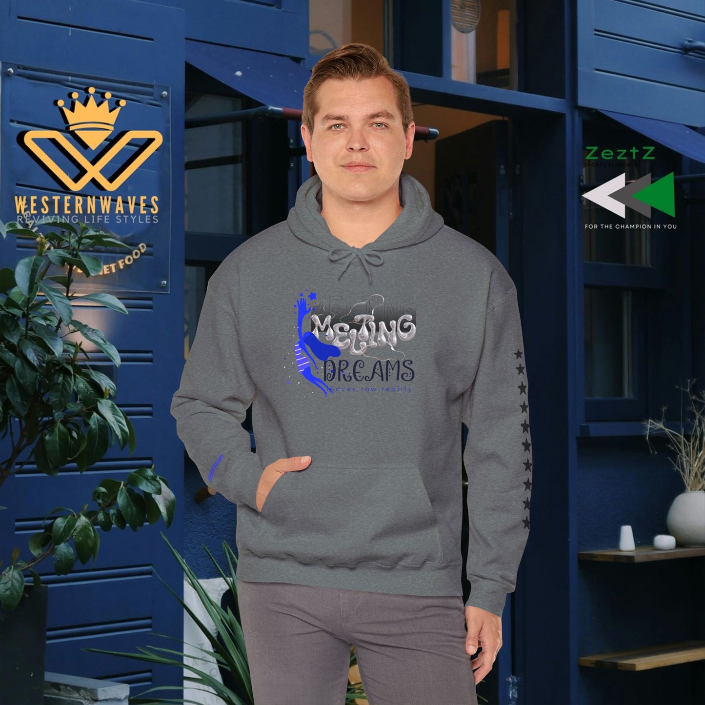 Unisex Heavy Blend™ Hooded Sweatshirt_ N3+ Series USHBHSS PT2WW006_ Limited Edition Pinnacle of Comfort & Style by WesternWaves: