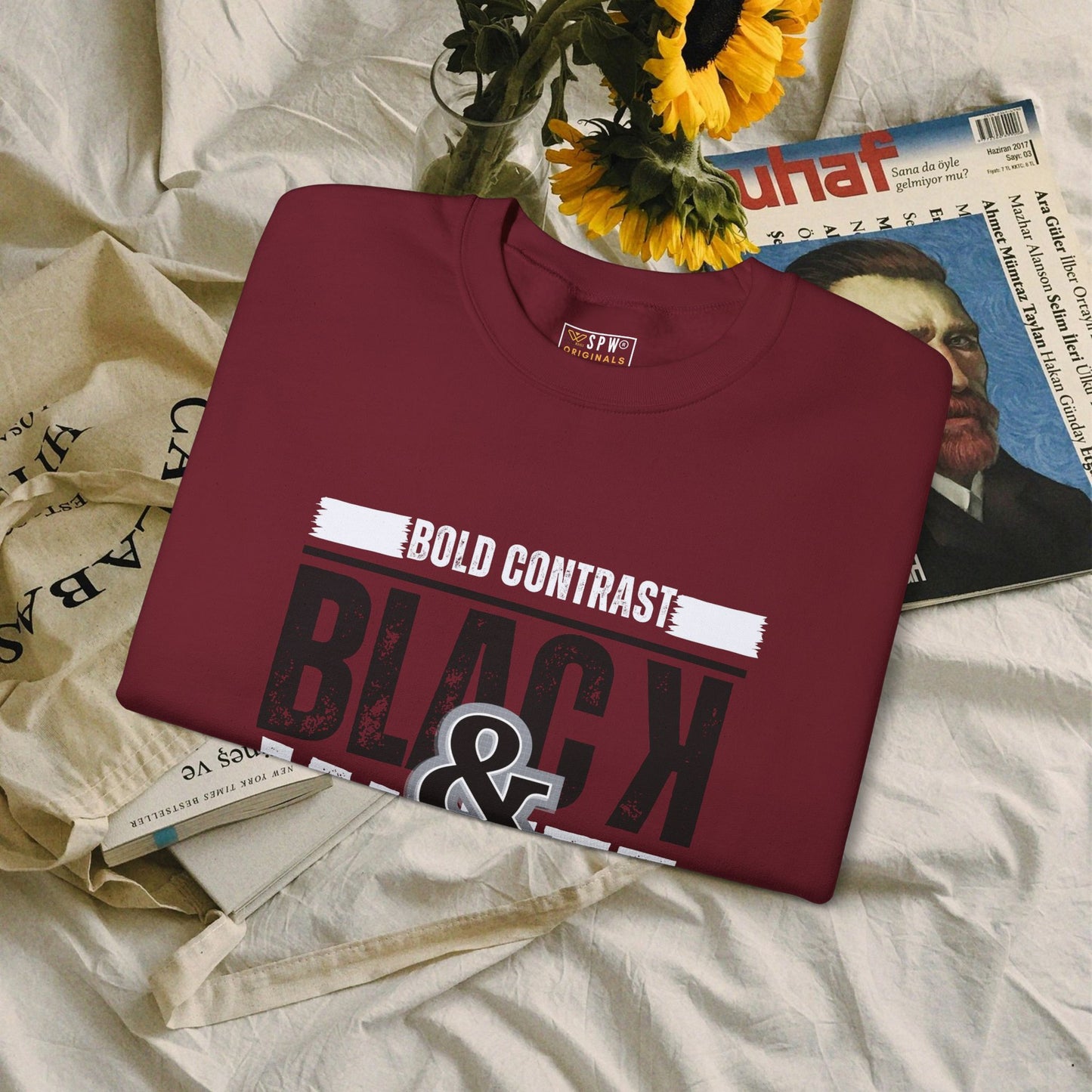 Unisex Heavy Blend™ Crewneck Sweatshirt_ N+ Series UHBCSS PT2WW028_ Limited Edition by WesternWaves:
