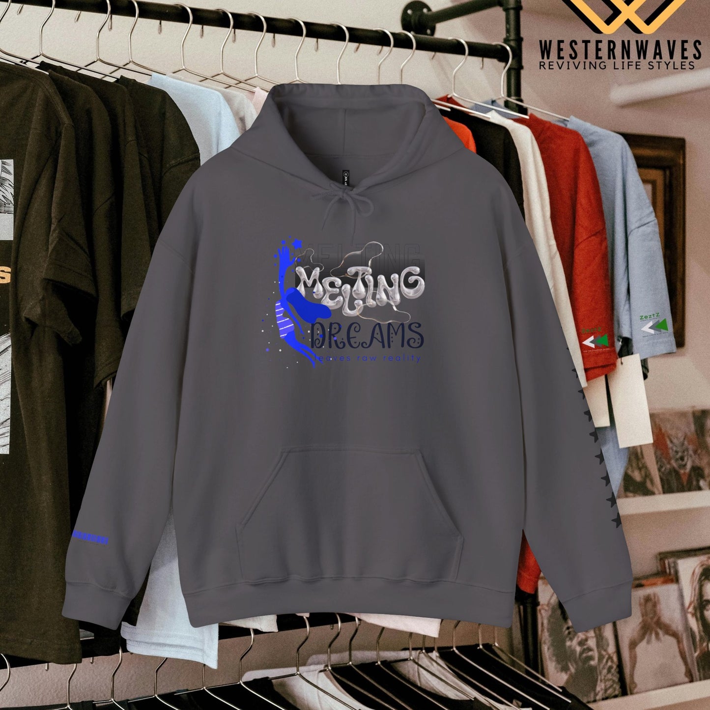Unisex Heavy Blend™ Hooded Sweatshirt_ N3+ Series USHBHSS PT2WW006_ Limited Edition Pinnacle of Comfort & Style by WesternWaves: