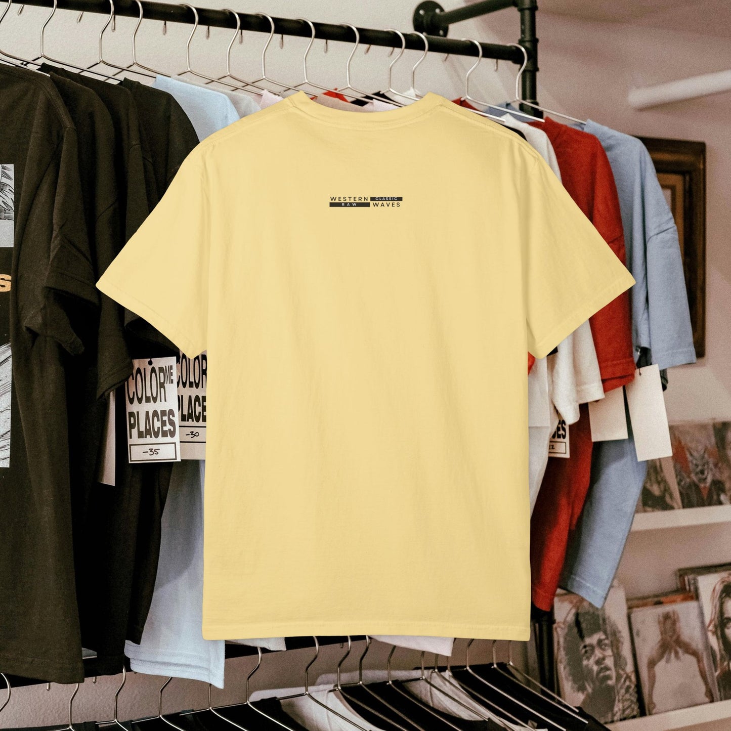 Unisex Garment-Dyed T-shirt_ N2 Series USGDTS PT2WW002_ Comfort Colors 1717_ WesternWaves Limited Edition: