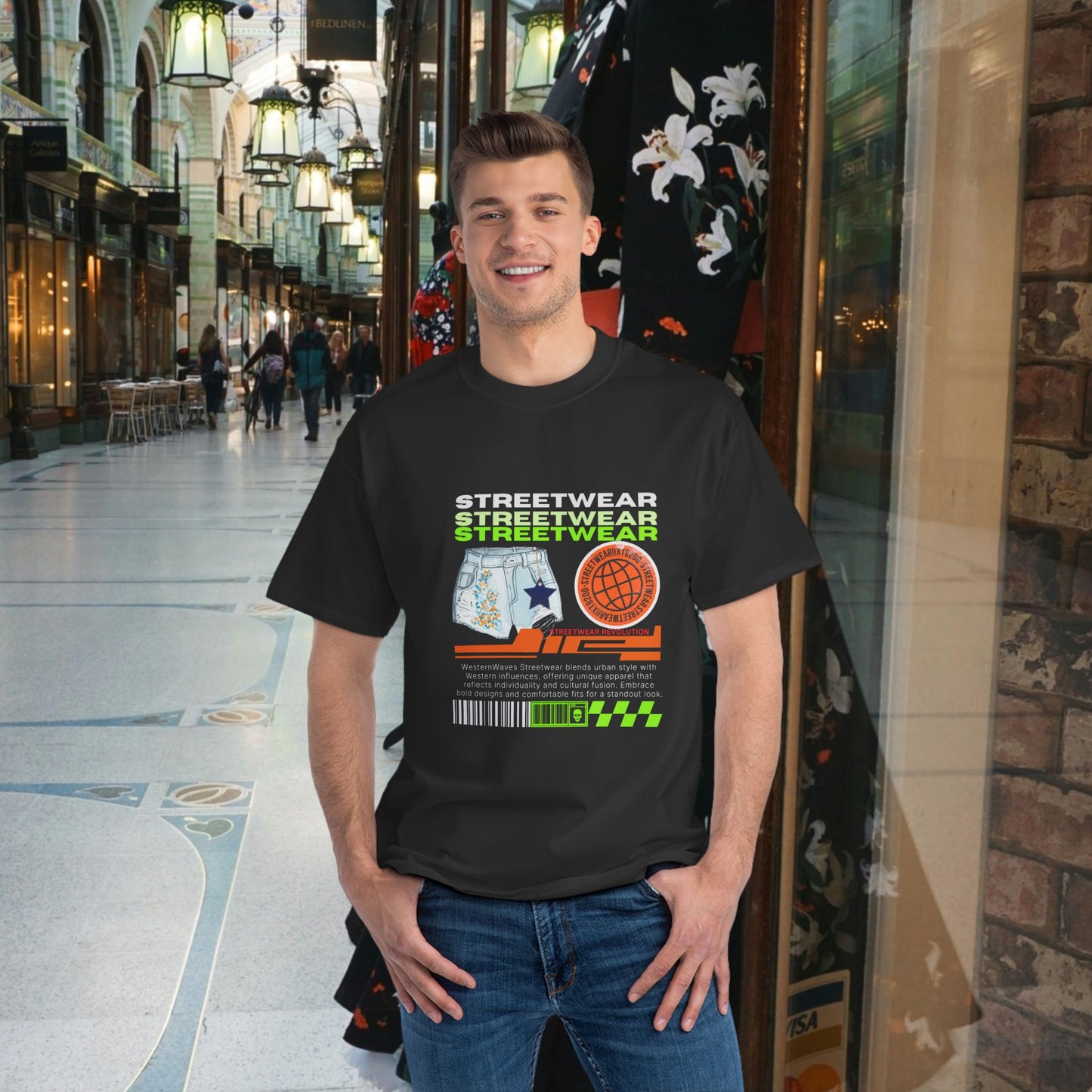 Beefy-T® Short-Sleeve T-Shirt_ N3+ Series BFYTRSSTS PT2WW003_ Limited Edition Stylish Raw Classic by WesternWaves: