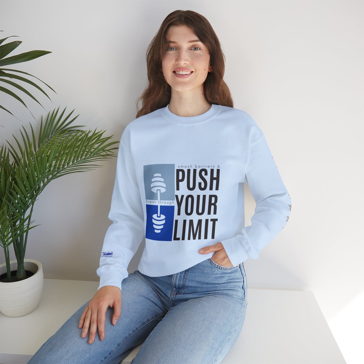 Unisex Heavy Blend™ Crewneck Sweatshirt_ N+ Series UHBCSS PT2WW027_ Limited Edition by WesternWaves: