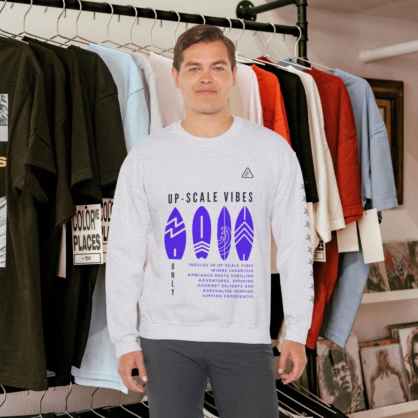 Unisex Heavy Blend™ Crewneck Sweatshirt_ N2 Series JBRW PT2WW001_Limited Edition Pure Luxury by WesternWaves: