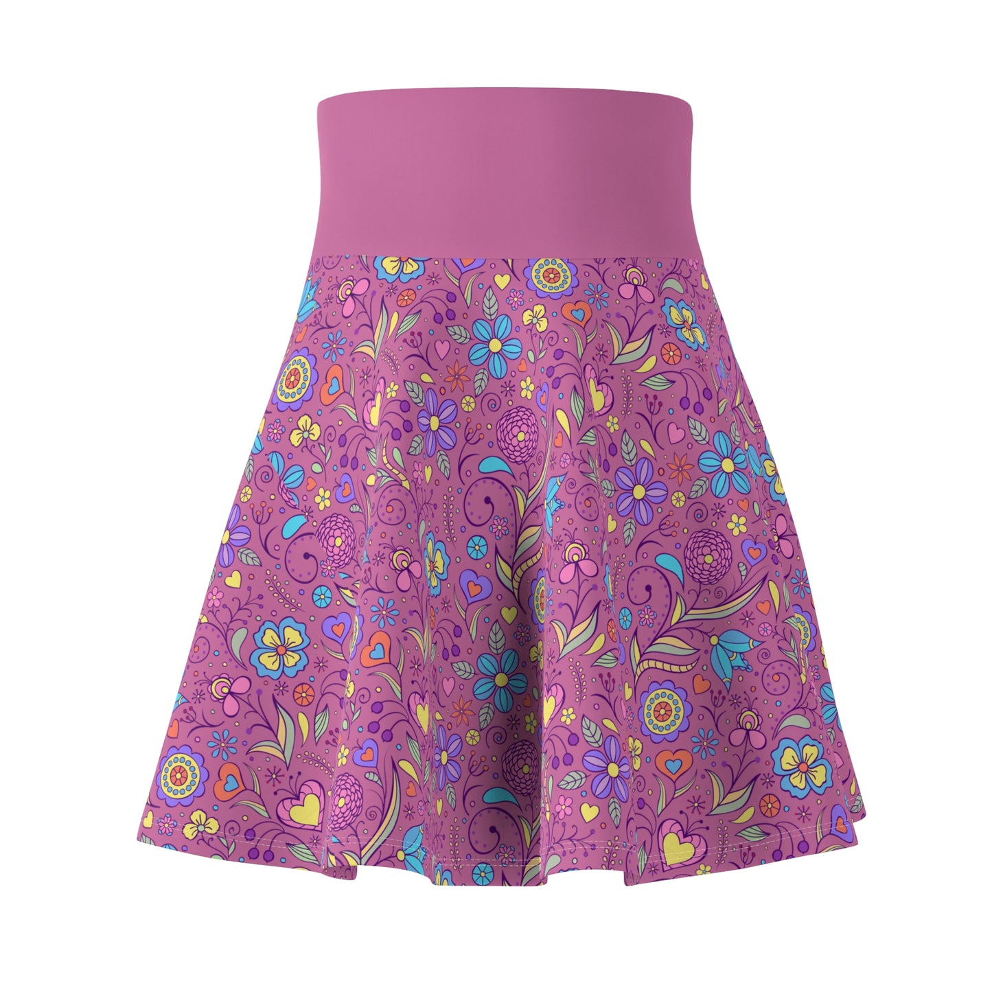Women's Skater Skirt (AOP)_ N3+ Series WSSAOP PT2WW003_ Freedom Flare Limited Edition by WesternWaves